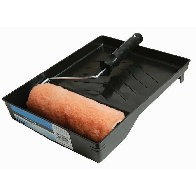 230mm Paint Roller, Sleeve & Tray