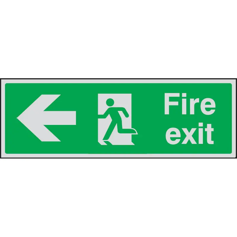 Fire Exit Left Sign