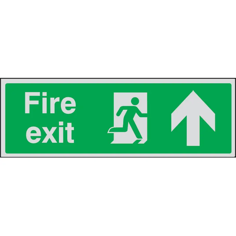 Fire Exit Up Sign