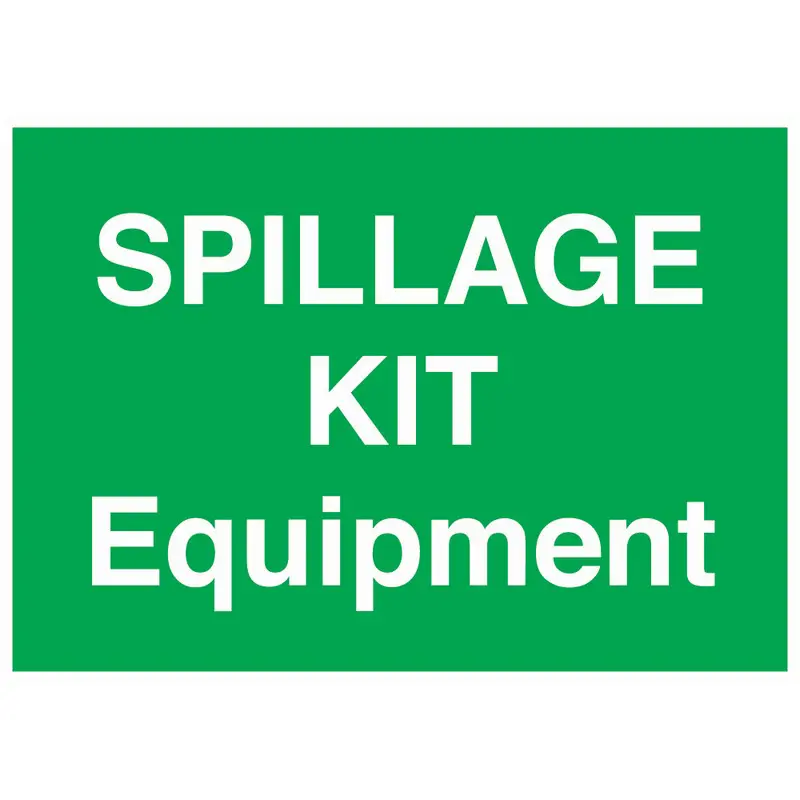 Spillage Kit Equipment 330mm x 230mm Self Adhesive