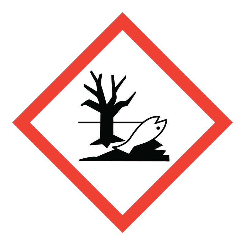 GHS Symbol Sticker Environmental Hazard 250 x 250mm Pack of 10
