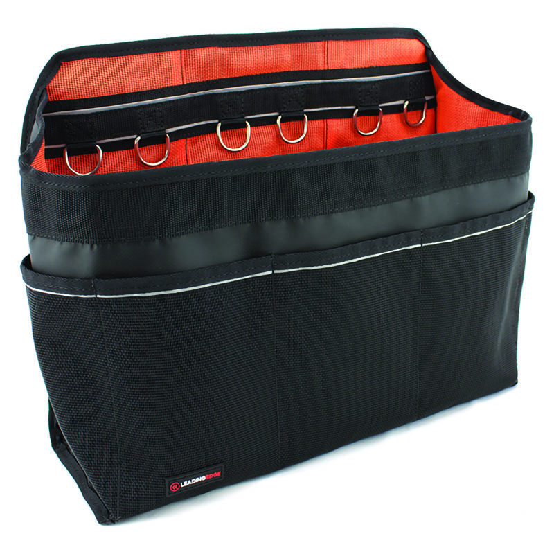 LEADING EDGE MEWP Bag Volume: 28L  / Weight: 1.1Kg PVC and mesh Single 5 x Large external pockets 