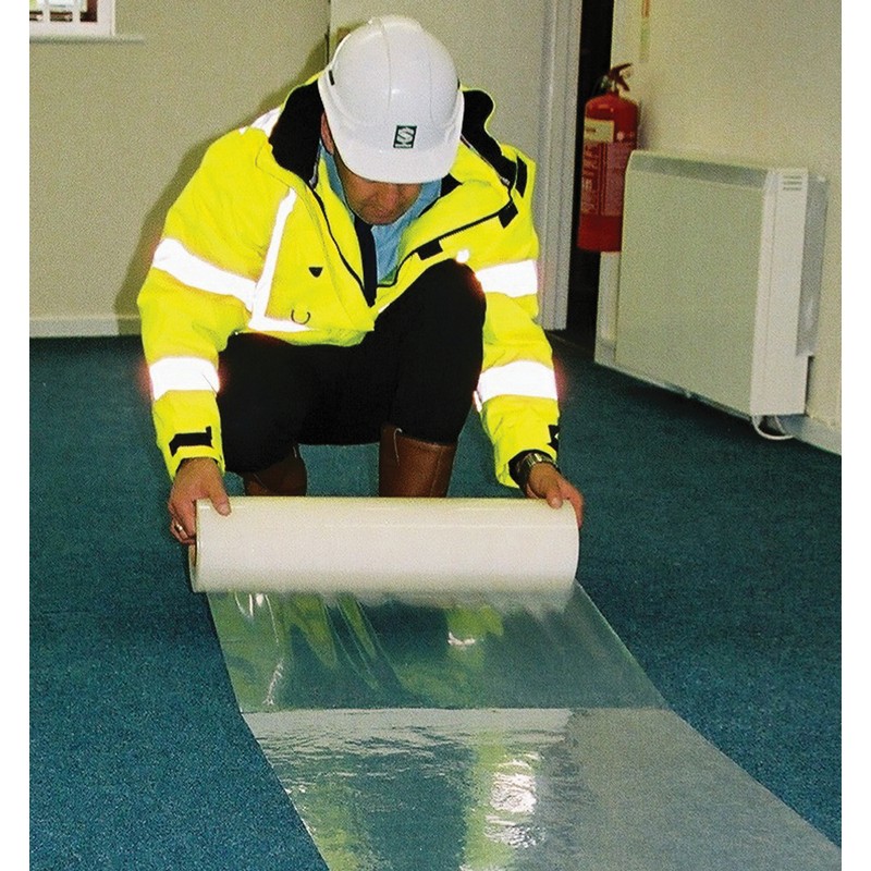 Self Adhesive Clear Carpet Protector 600mm x 100M