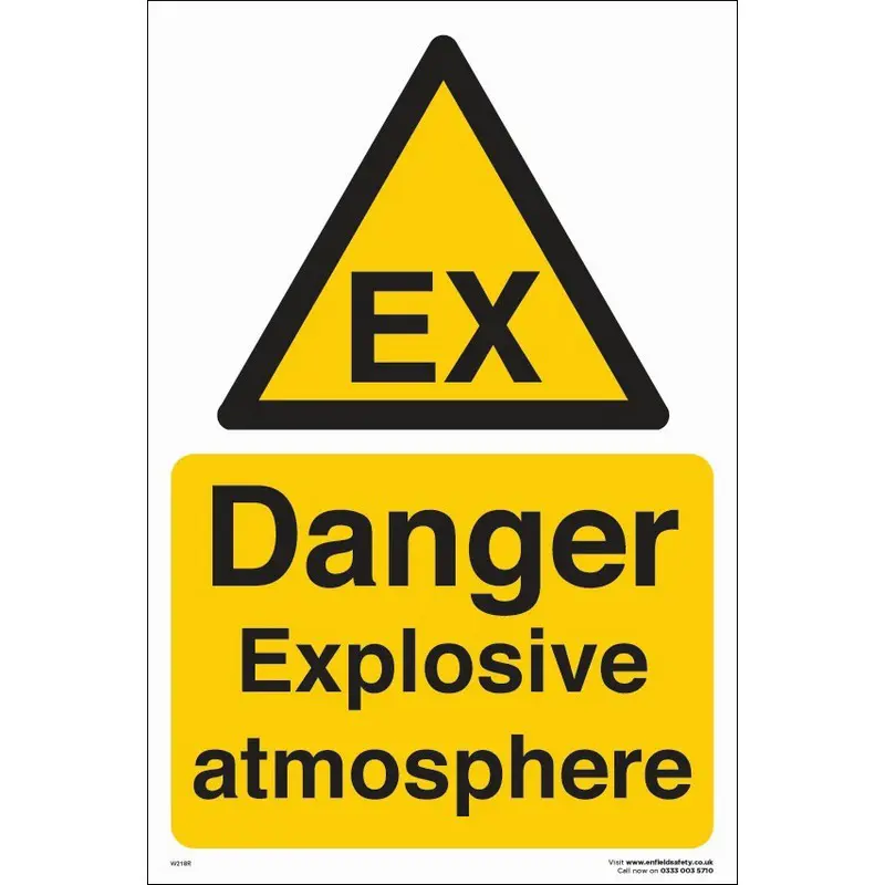 Explost Atmosphere 230mm x 330mm Rigid Plastic