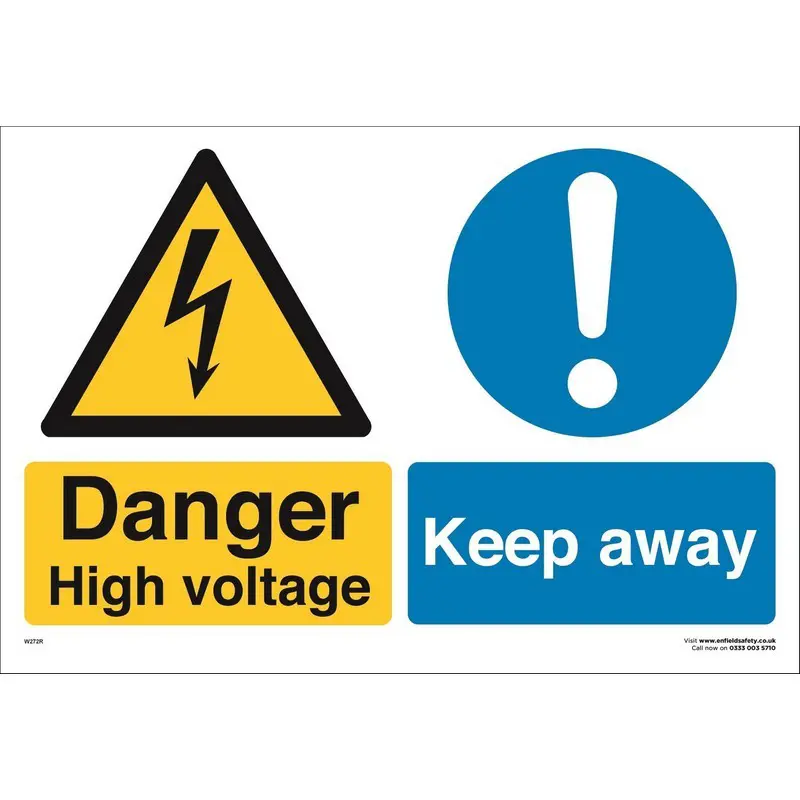 High Voltage 660mm x 460mm Rigid Plastic