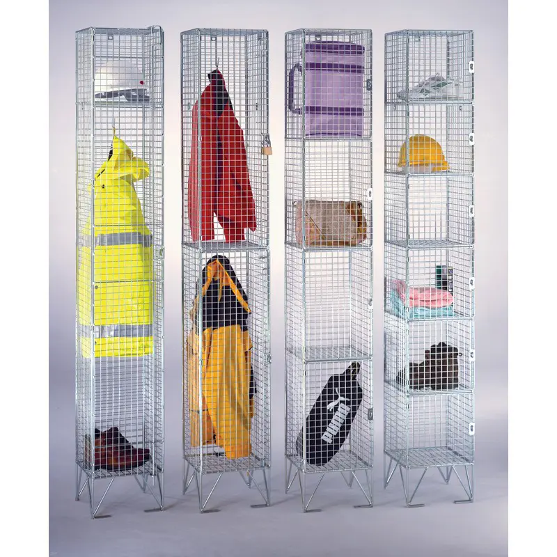 Mesh Locker Single 2 Door - 1980X305X305mm