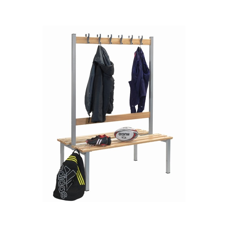 Cloakroom Bench Double Sided 1000mm