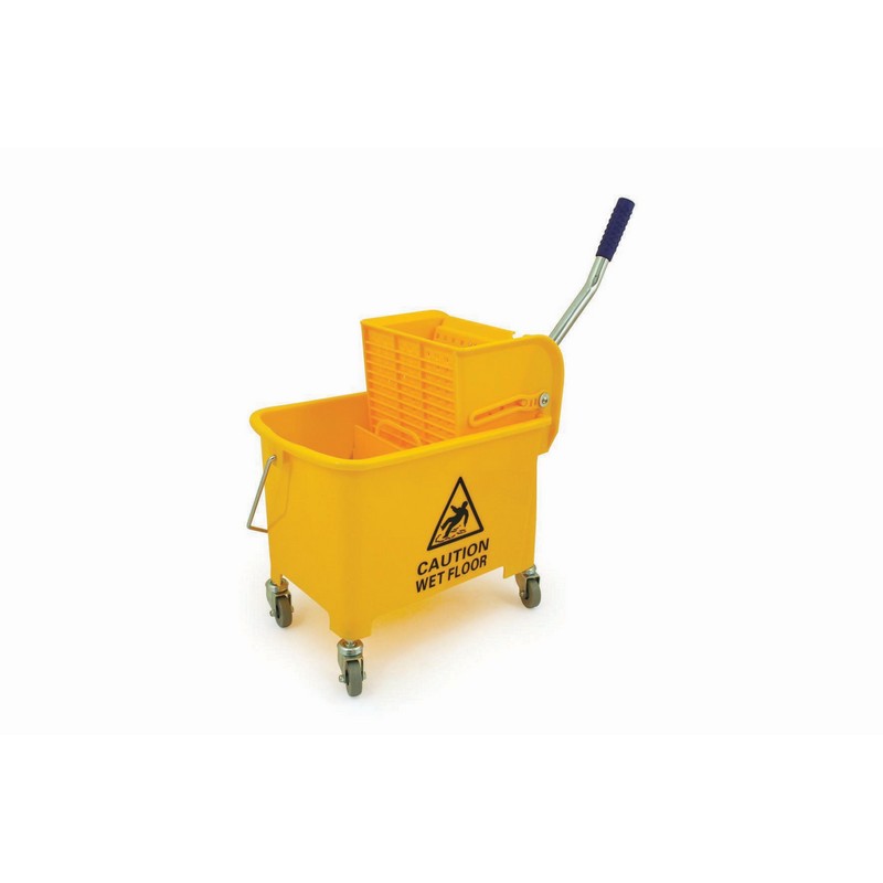 PROSAN 20 Litre Mobile Mopping Unit c/w Wringer - Yellow