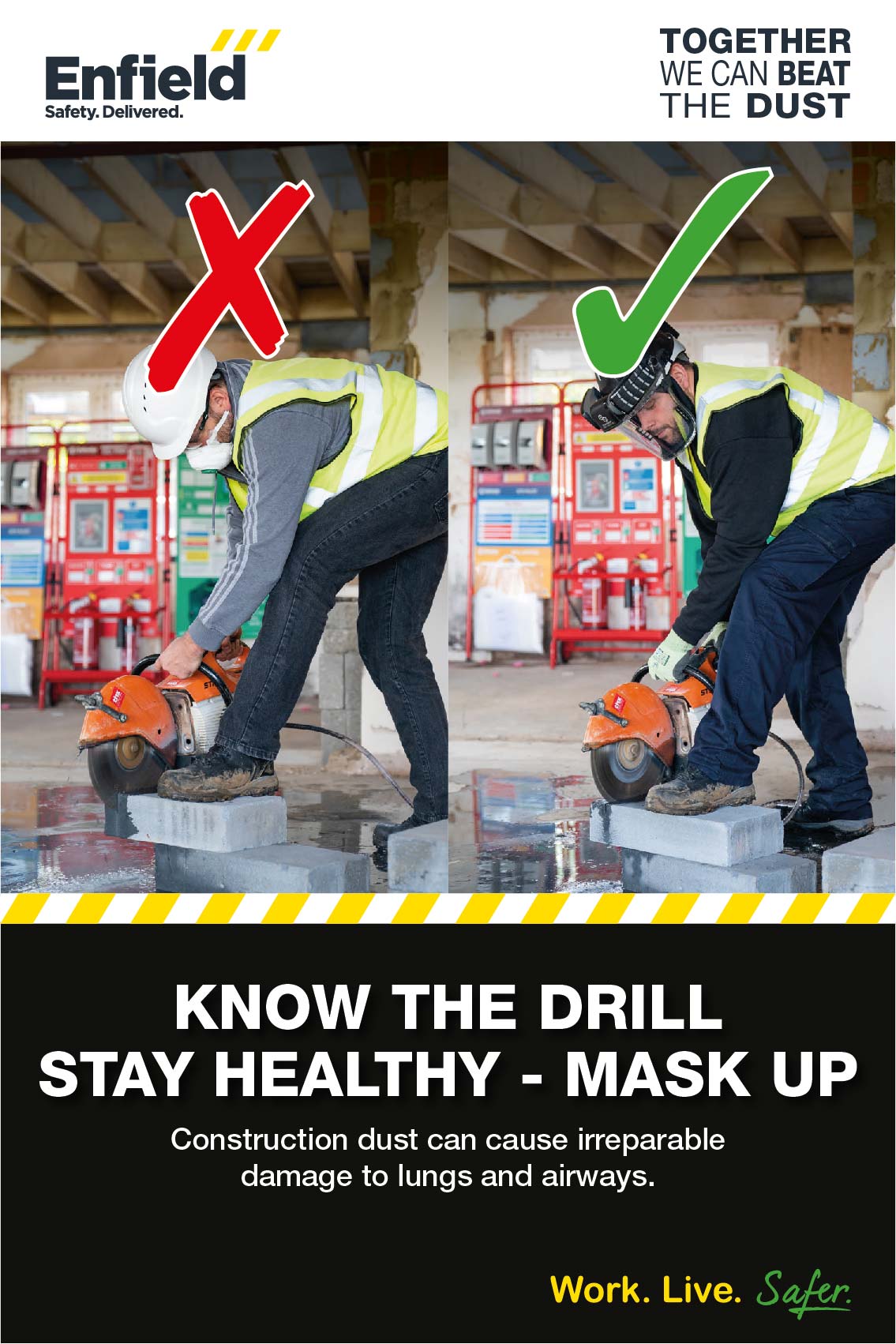 Enfield Dust Safety Poster 4