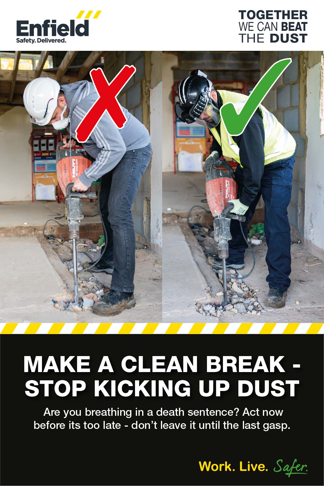 Enfield Dust Safety Poster 5