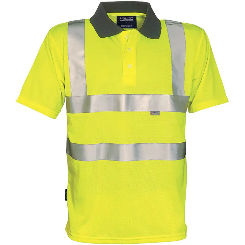 Yellow polo shirt