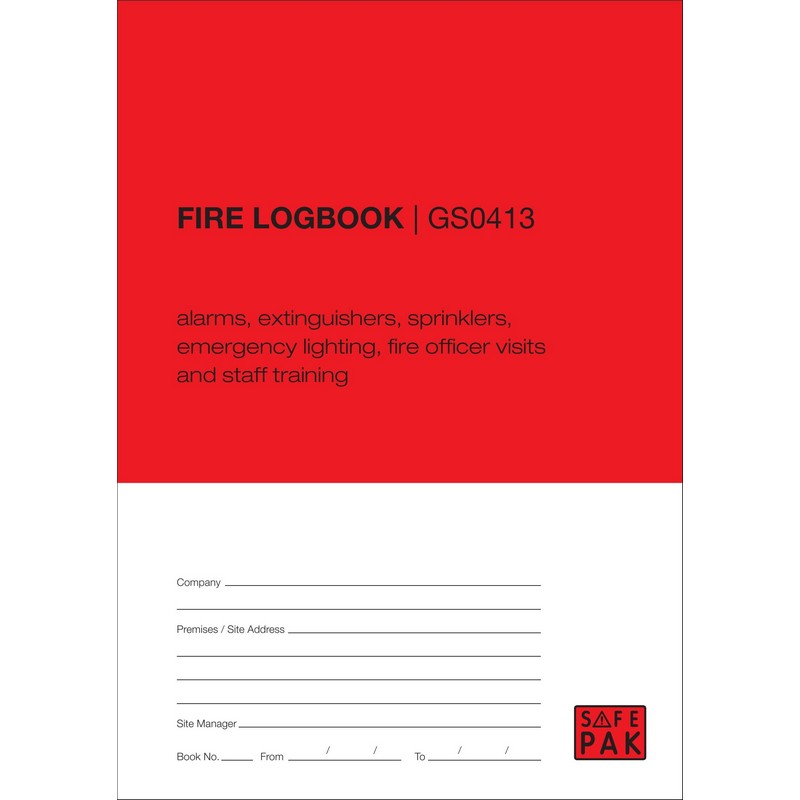 Fire log book