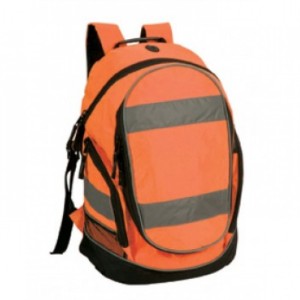 Orange hi-vis rucksack