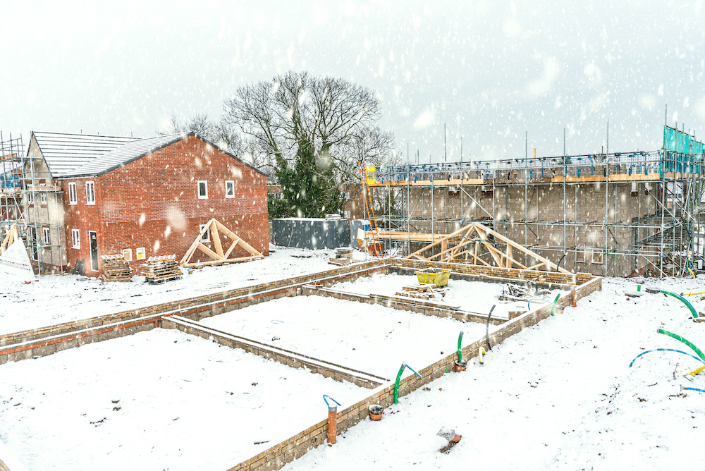 Managing Ice and Snow on a Construction Site