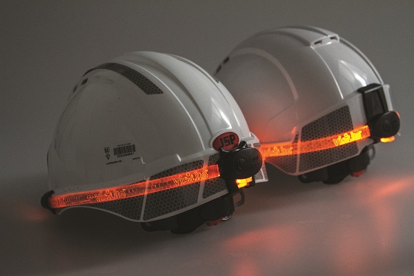 Using Hard Hat Illumination for Worker Safety